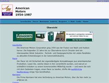 Tablet Screenshot of american-motors.de